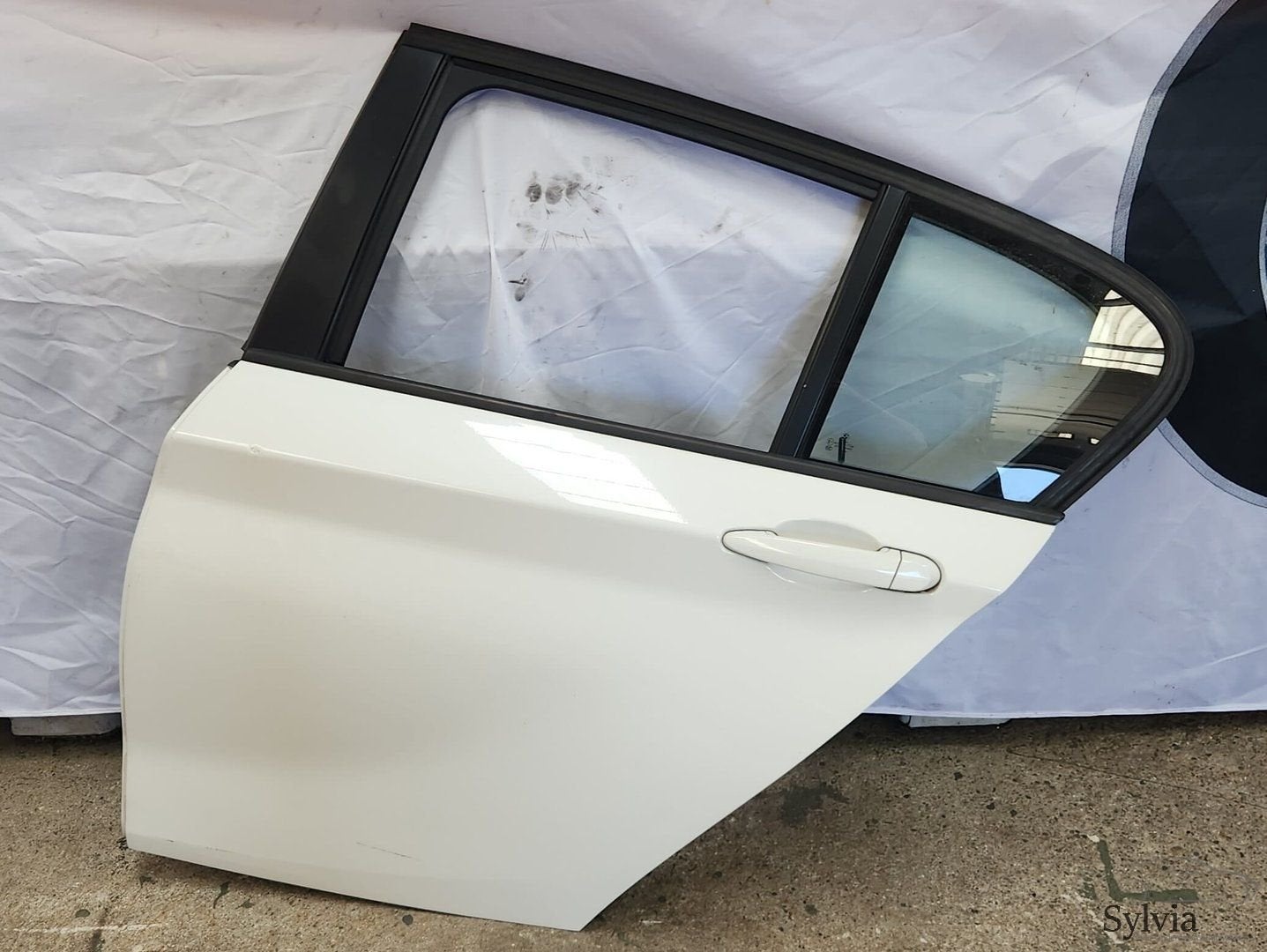 Links Achter deur portier BMW 1 serie  F20 Alpinweiss 300, Auto-onderdelen, Carrosserie en Plaatwerk, Gebruikt, -, Deur, -