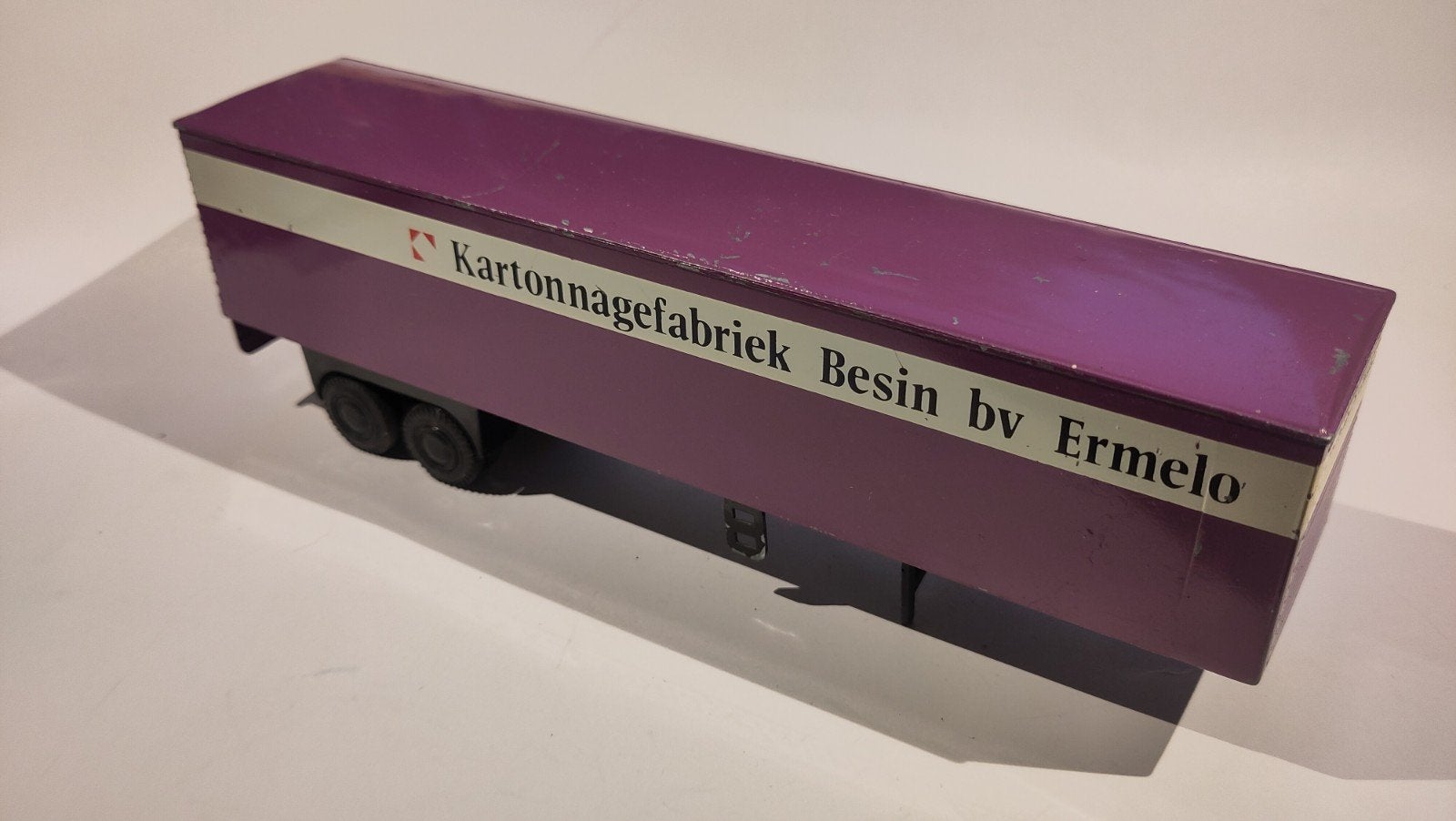Lion Car No. 36 DAF Trailer Besin Ermelo, Ophalen of Verzenden, Gebruikt, Bus of Vrachtwagen, Lion Toys