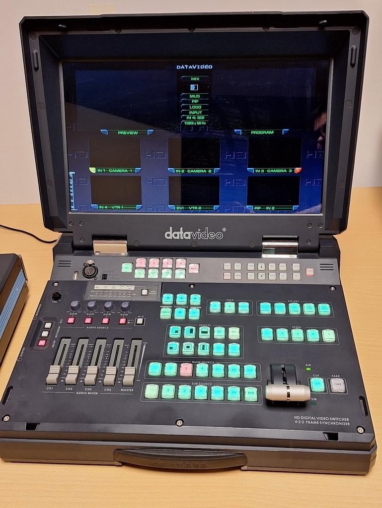 DataVideo HS-2000L 5 kanaals videomixer met Recorder, Ophalen, Gebruikt, Video