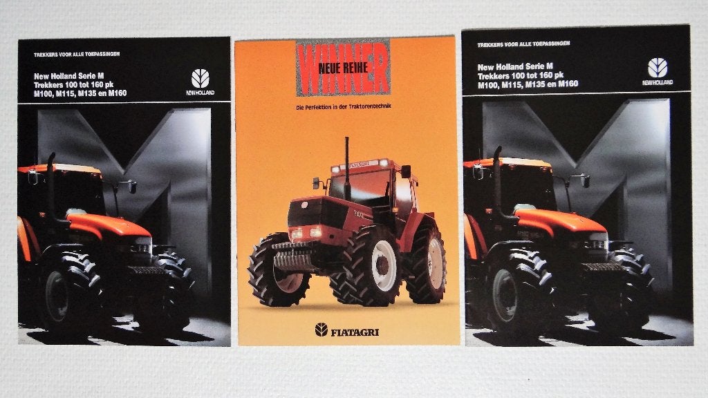 fiat / fiatagri / new holland / folder brochure, Ophalen of Verzenden, Zo goed als nieuw, Folder