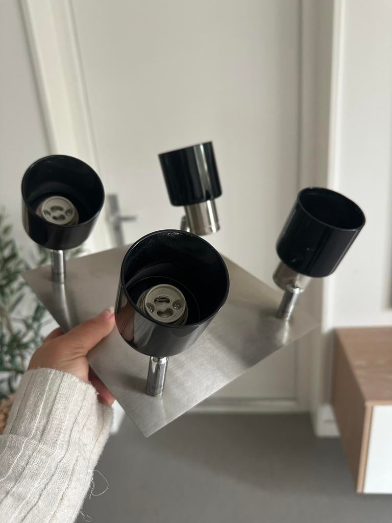 Twee plafonières, Huis en Inrichting, Lampen | Plafondlampen, Ophalen of Verzenden, Gebruikt