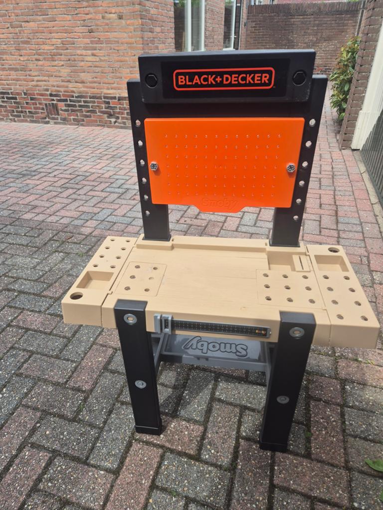 Smoby Black & Decker speel klusbankje met tools, Ophalen, Gebruikt, Jongen of Meisje