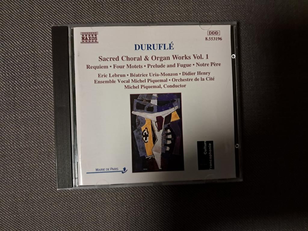 Durufle: sacred coral & organ works vol. 1, Verzenden, Modernisme tot heden, Gebruikt