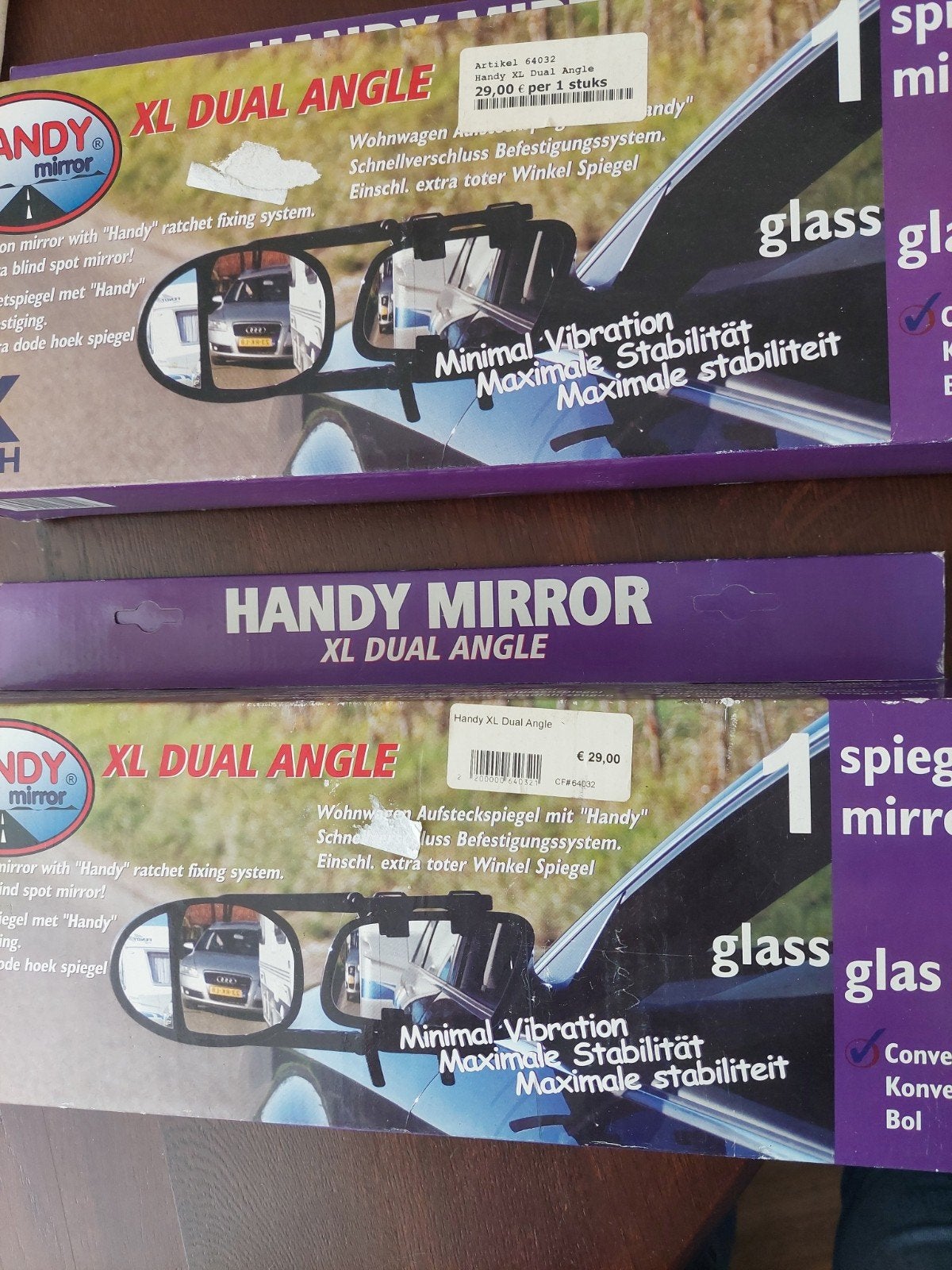 2 caravanspiegels Reich Handy Mirror XL, Ophalen, Nieuw