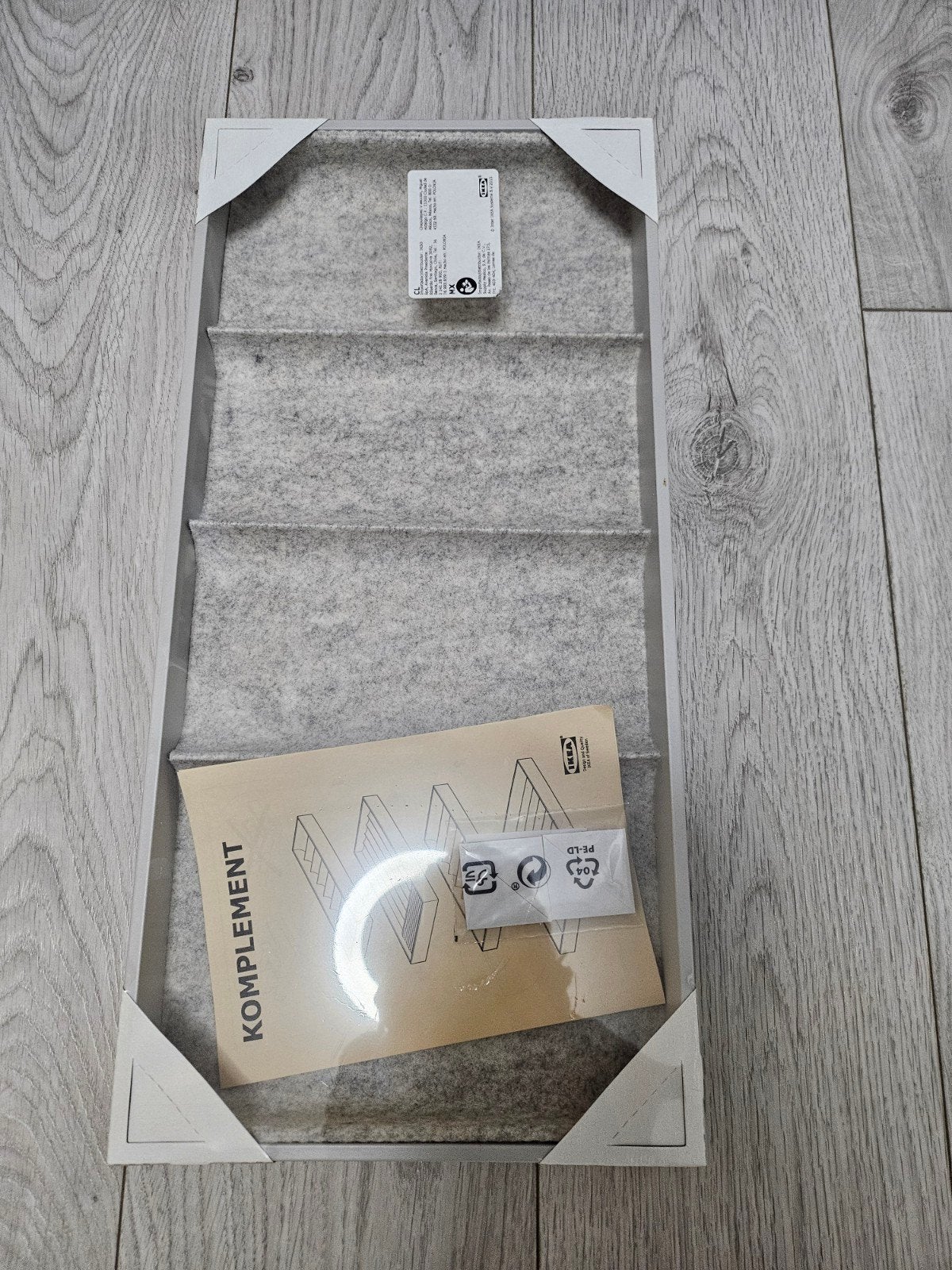 IKEA KOMPLEMENT inzet met 4 vakken (25x53x5cm), Ophalen of Verzenden, Nieuw, Rechthoekig, Riet