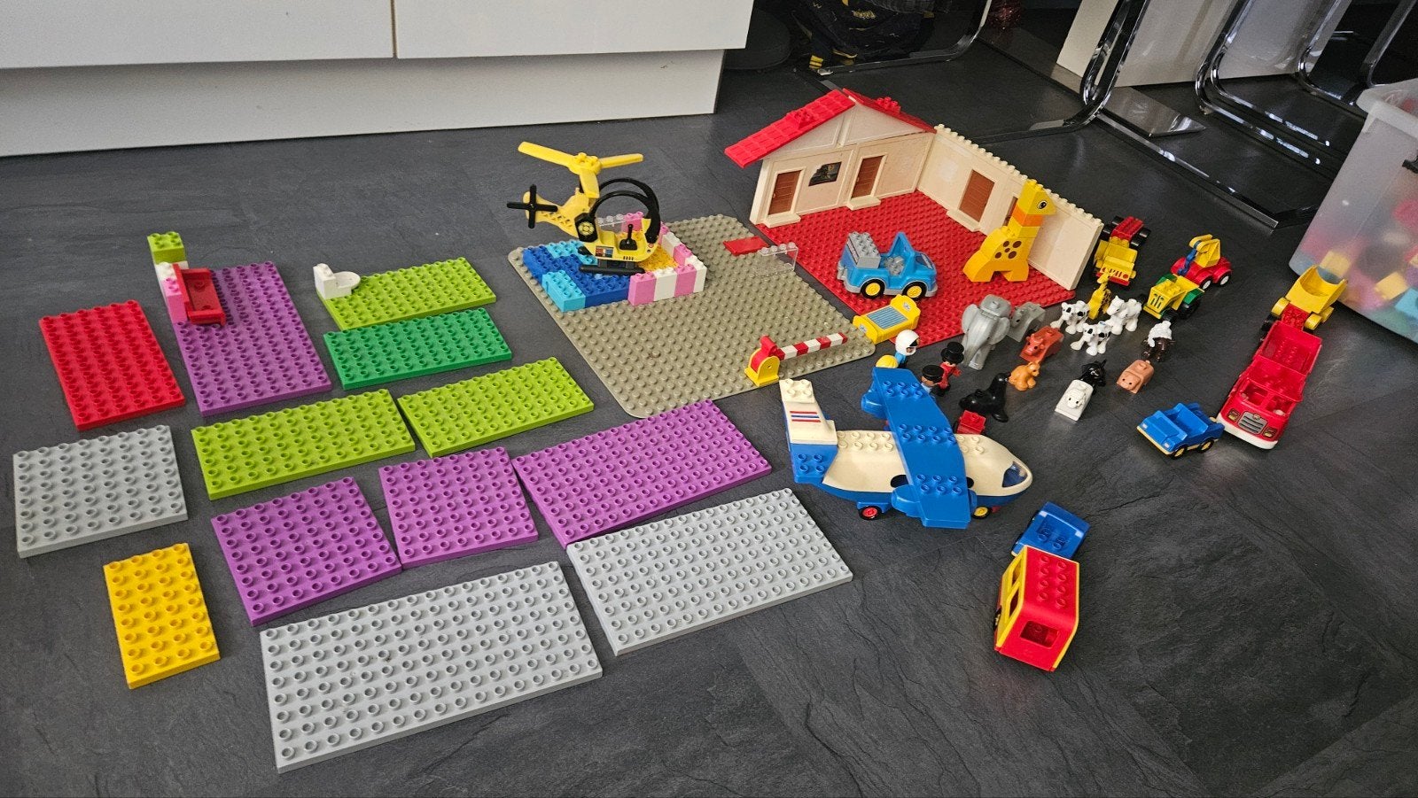 Zeer grote collectie Duplo met veel extra's, Ophalen, Gebruikt, Duplo, Inclusief minifiguren