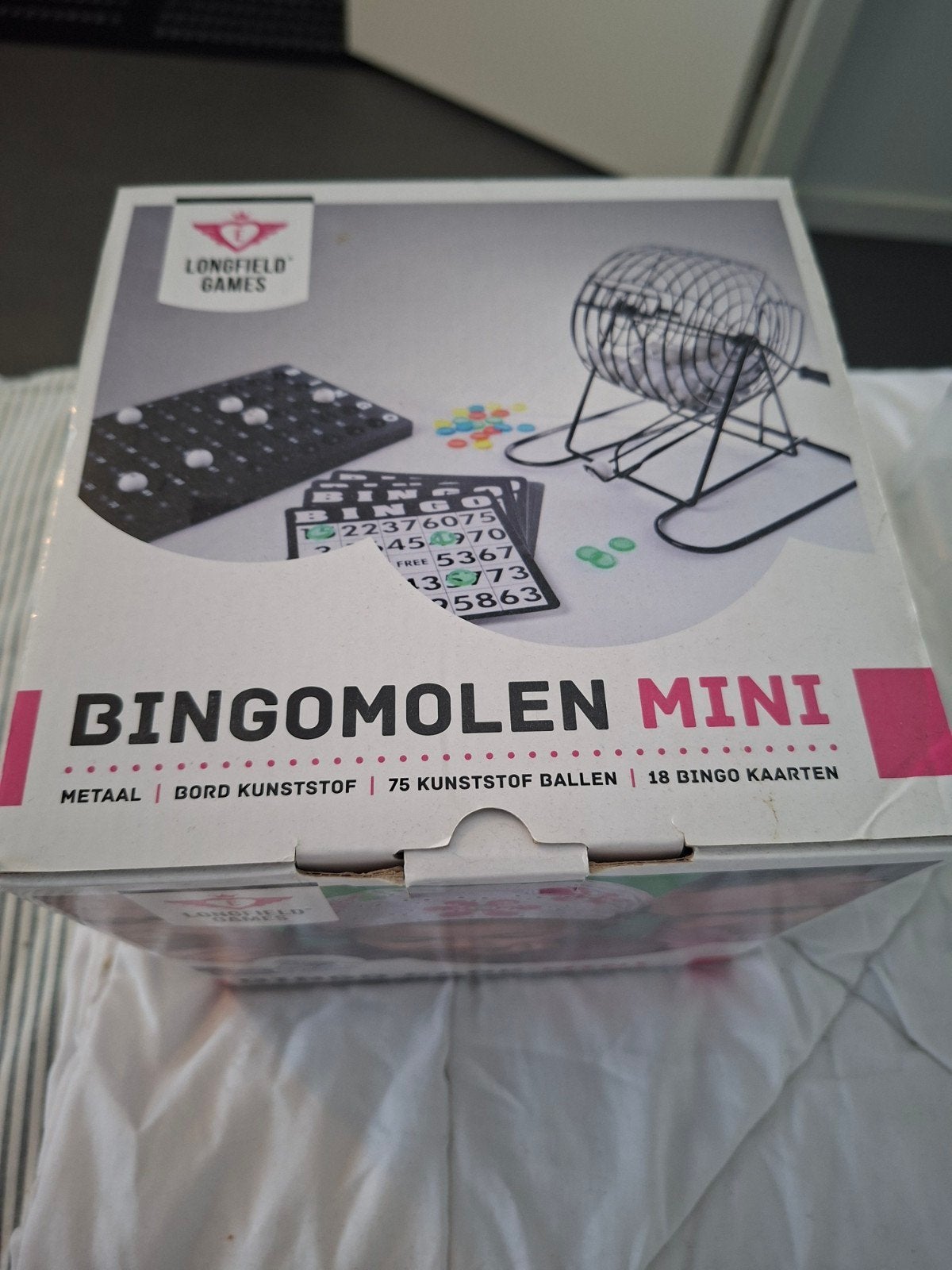 Bingo molen spel, Ophalen, Nieuw