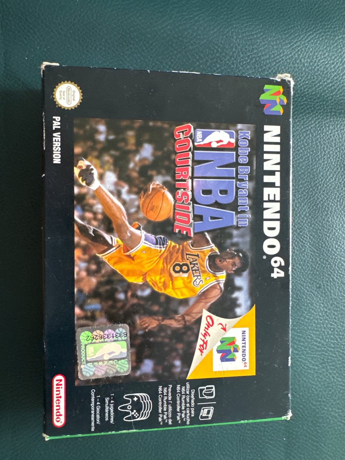 Kobe Bryant in NBA Courtside - Nintendo 64 (PAL), Spelcomputers en Games, Games | Nintendo 64, Gebruikt, 2 spelers, Ophalen of Verzenden