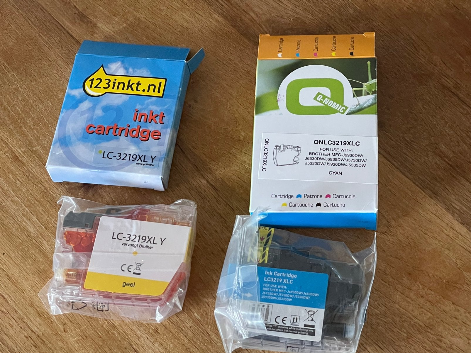 Brother inkt twee cardridges. Gratis, Computers en Software, Ophalen of Verzenden, Nieuw