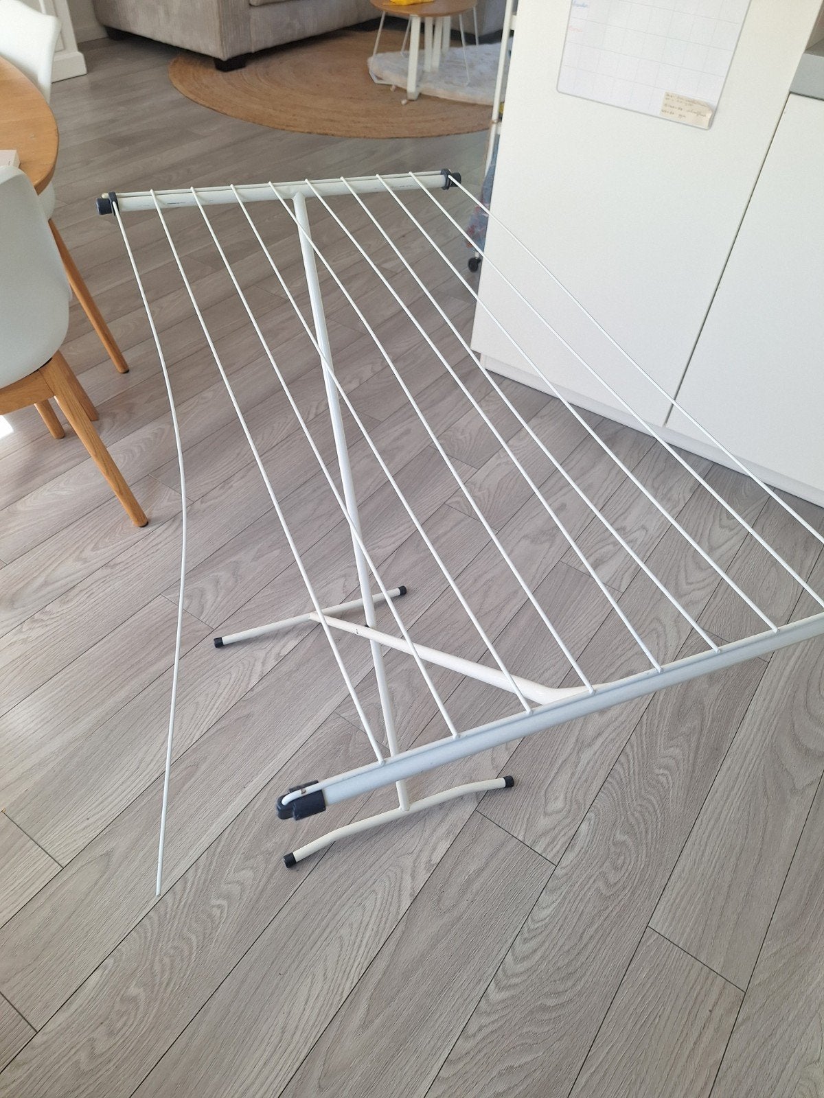 gratis droogrek, Ophalen, Wasrek
