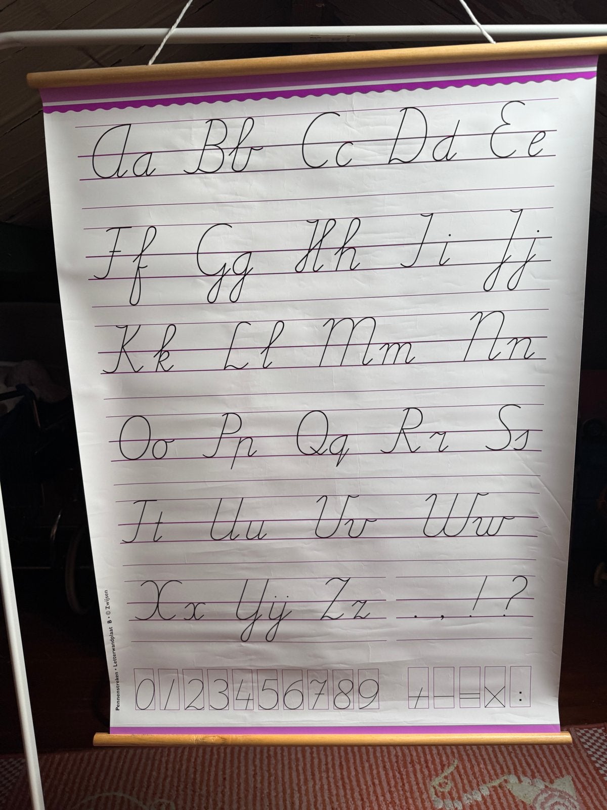 Vintage schoolplaten: Schrijfletters en cijfers, Ophalen, Overige thema's