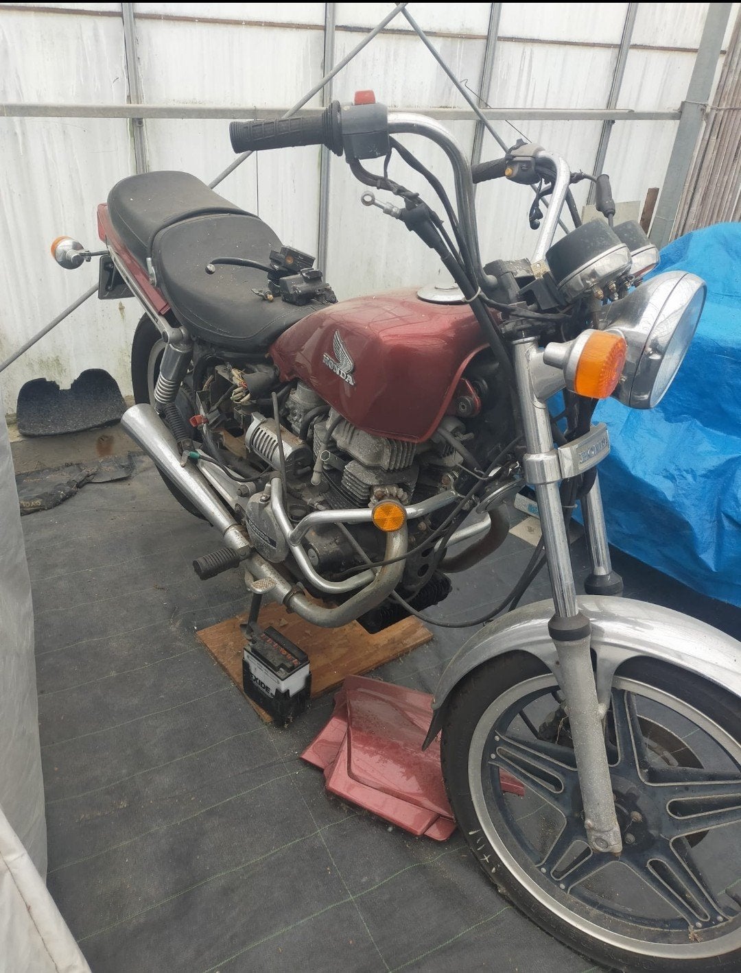 Honda CB450SC Nighthawk, Ophalen, Gebruikt