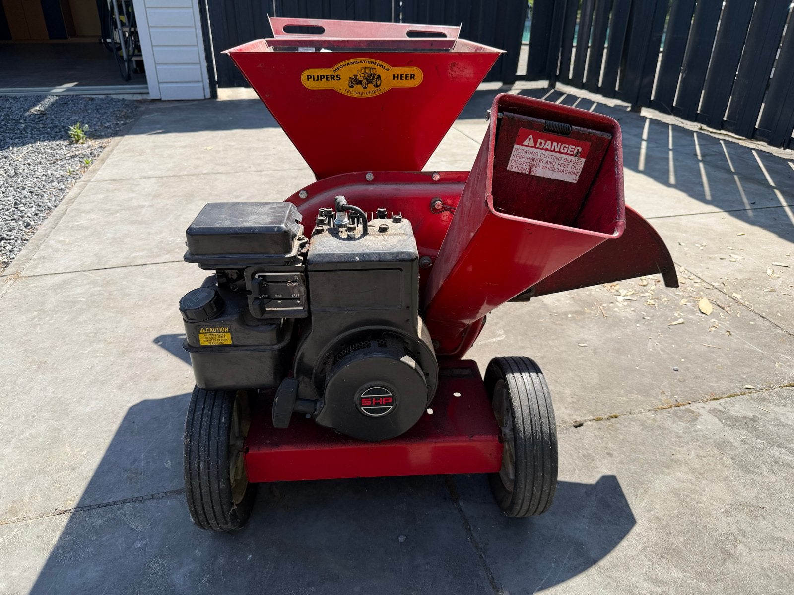 MTD Houtversnipperaar 5 PK Briggs & Stratton, Ophalen, Gebruikt, Benzine