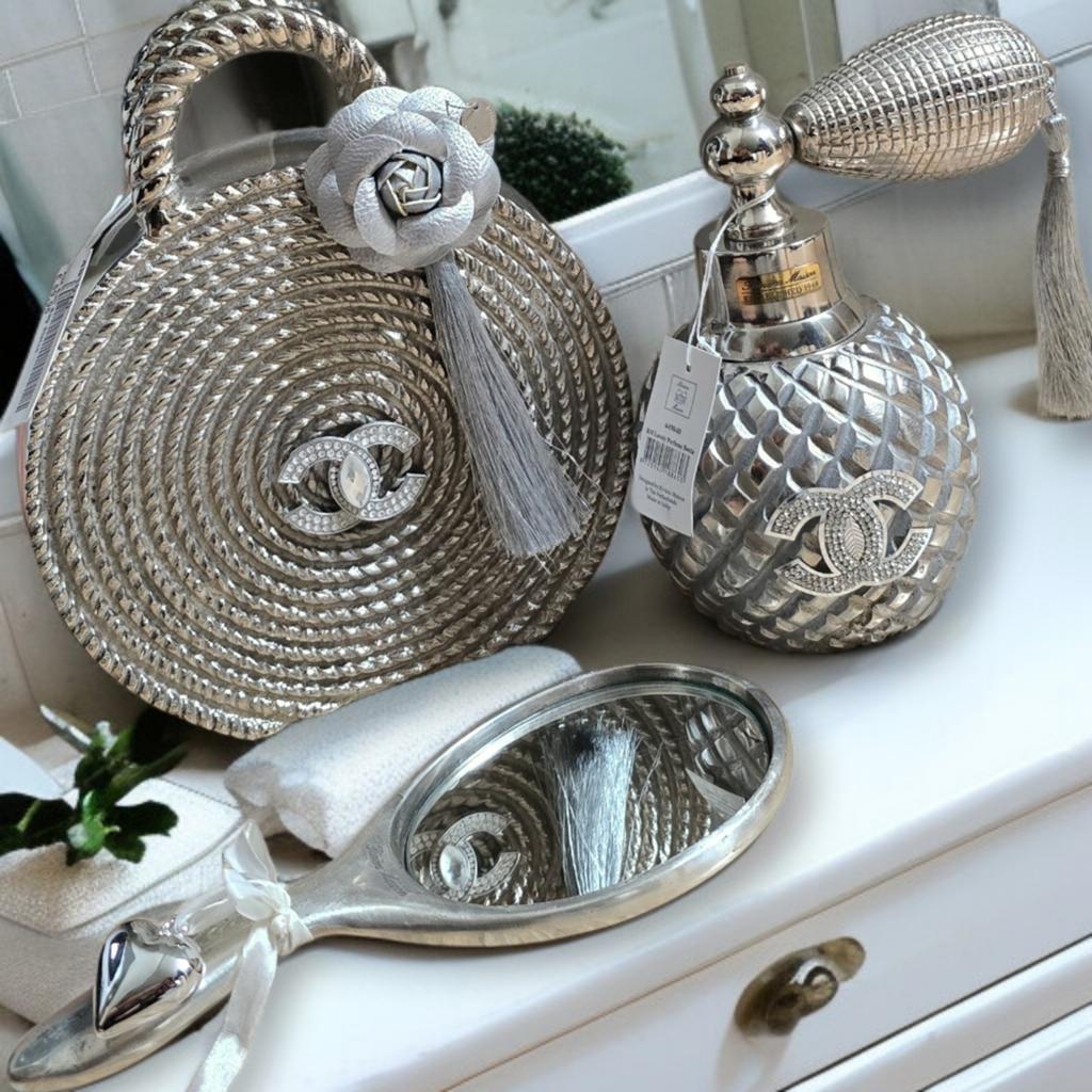 Rivièra maison hand spiegel  & RM tas & RM parfum fles, Ophalen of Verzenden, Nieuw