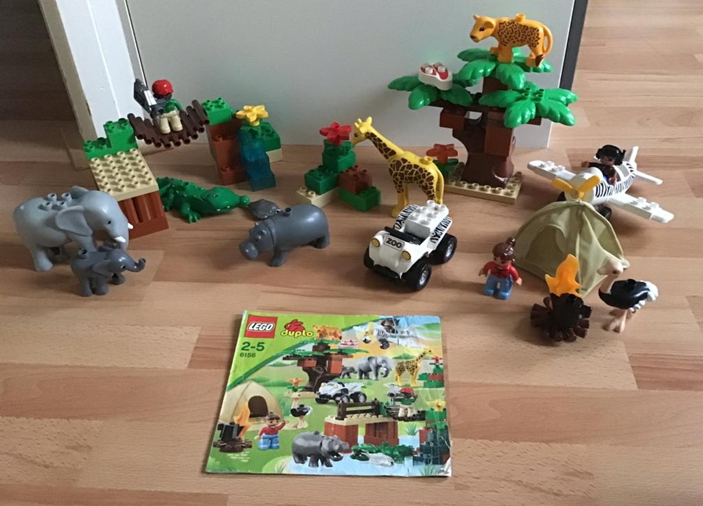 Lego Duplo 6156 Op safari (compleet), Compleet, Ophalen of Verzenden, Zo goed als nieuw, Duplo