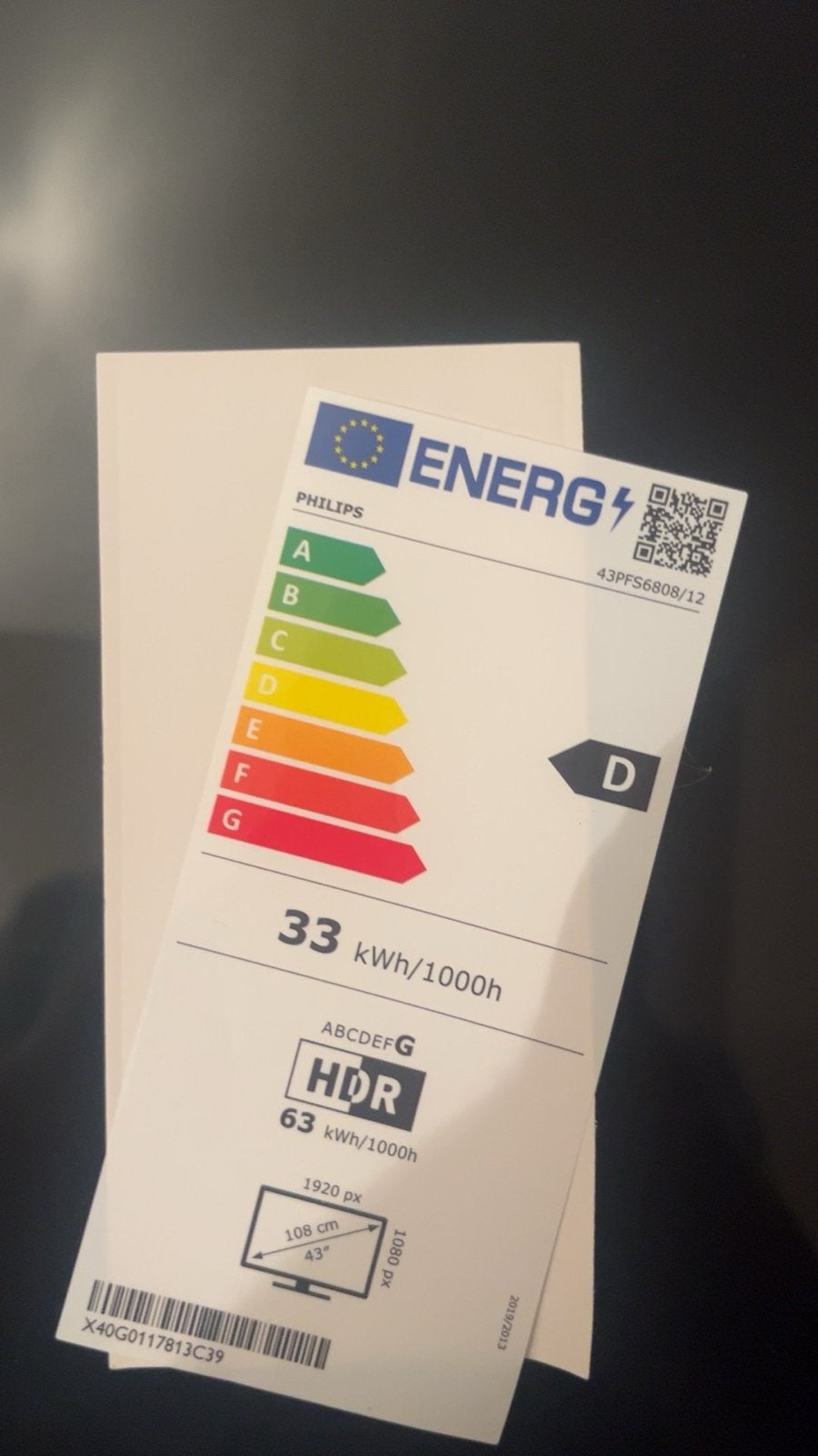 Philips 43 inch Full HD LED Smart TV - Nieuw in doos, Philips, LED, 50 Hz, Nieuw