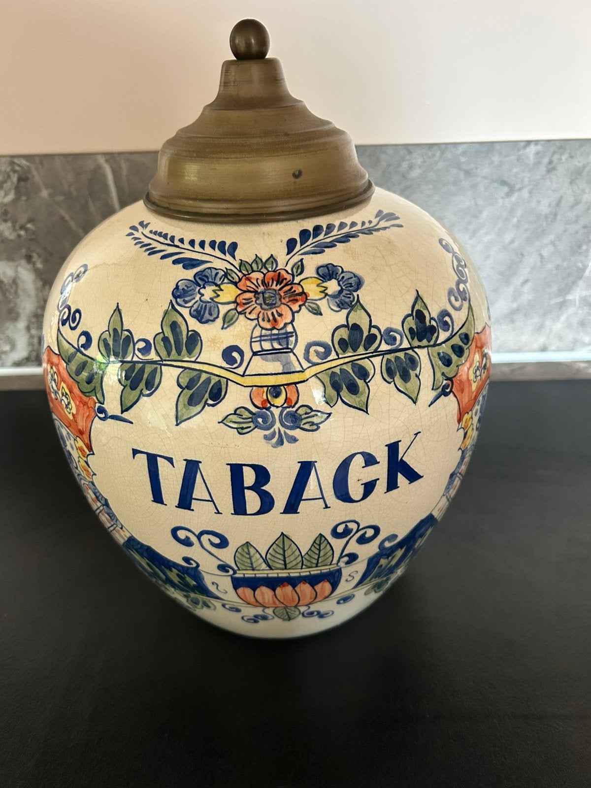 Grote antieke tabakspot, Antiek en Kunst, Ophalen of Verzenden