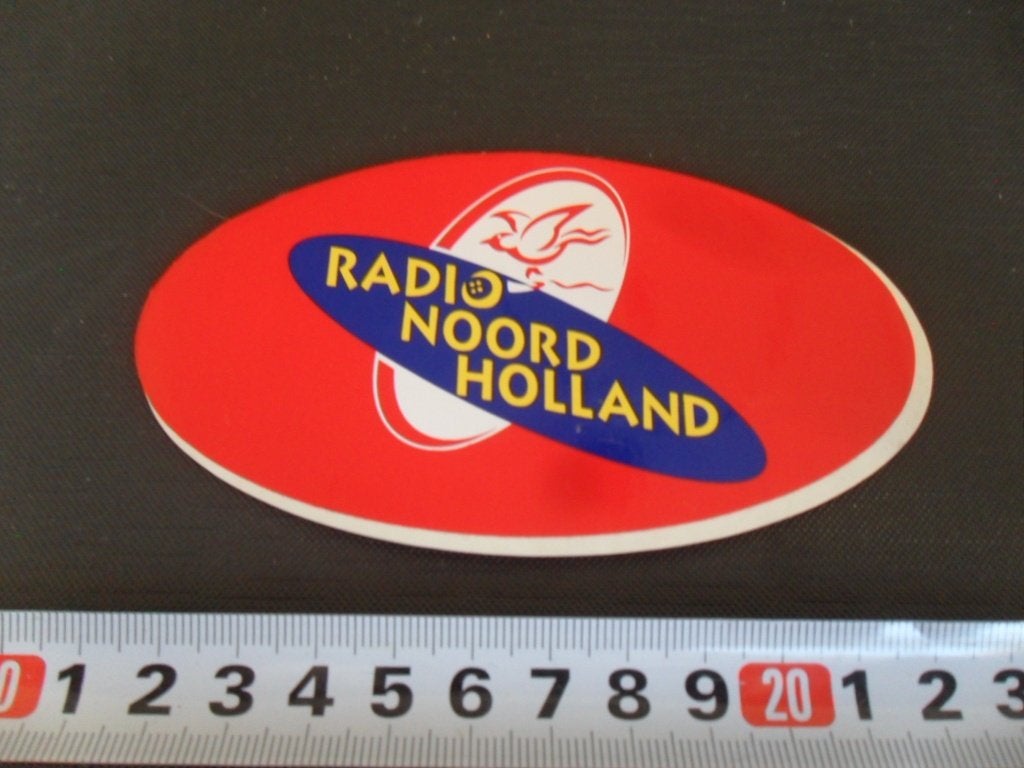 sticker radio noord holland, Ophalen of Verzenden, Zo goed als nieuw