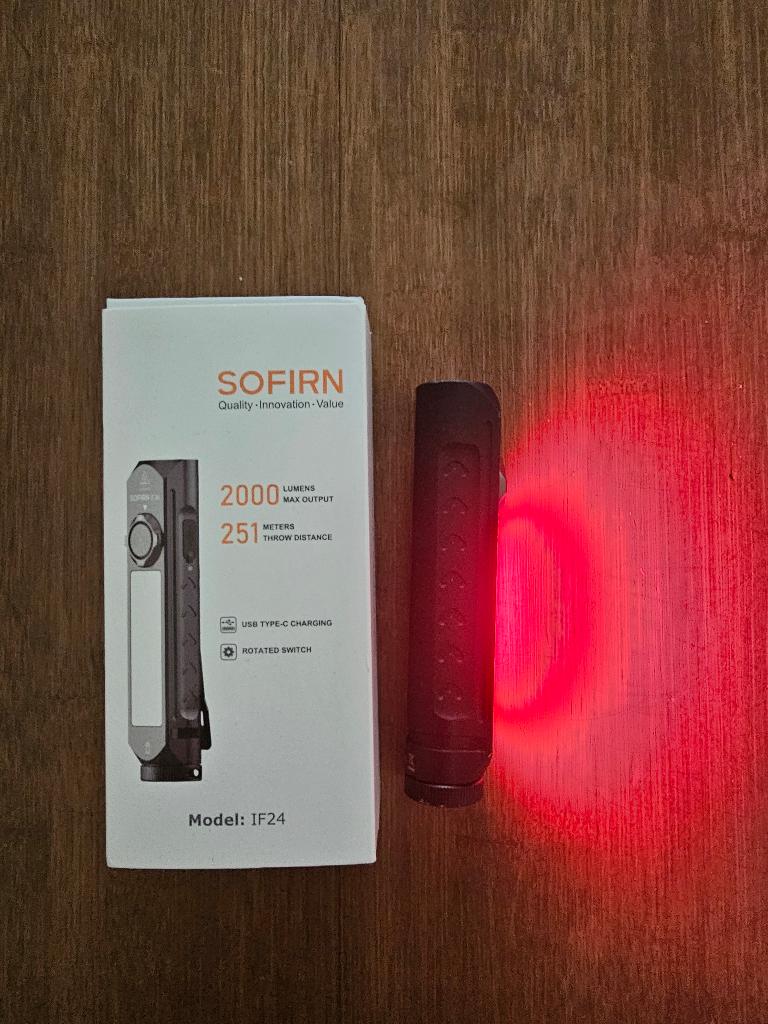 Sofrin IF24 Zaklamp, Ophalen of Verzenden, Gebruikt, Batterij