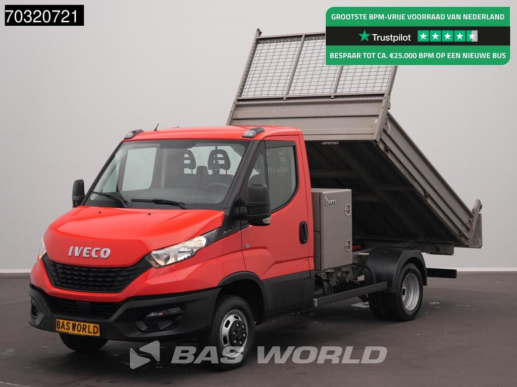 Iveco Daily 35C12 Kipper met Kist Dubbellucht 3,5t Trekhaak, Stof, Euro 6, Iveco, 116 pk