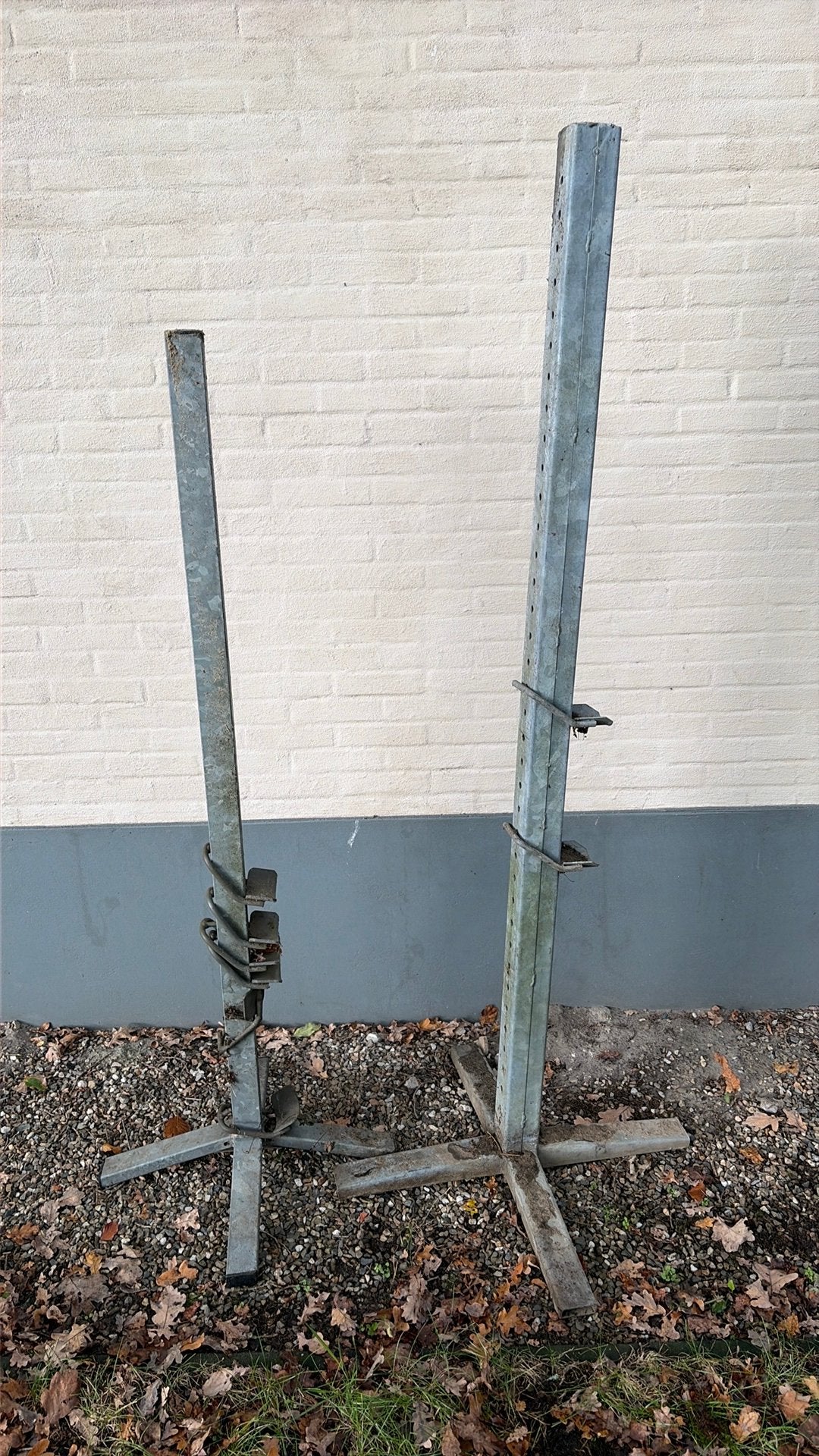 Gegalvaniseerd hindernissen staanders, Ophalen of Verzenden, Zo goed als nieuw, Springen