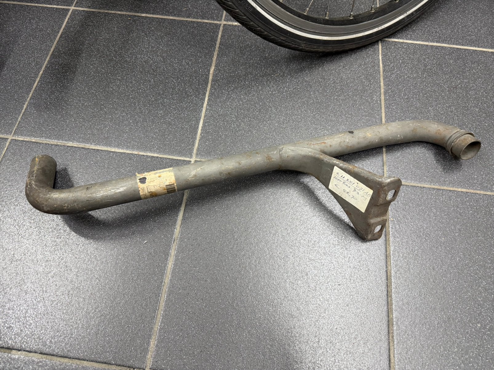 Volkswagen vw NOS T2B motor uitlaat 1600cc, Auto-onderdelen, Uitlaatsystemen, Ophalen of Verzenden, Volkswagen