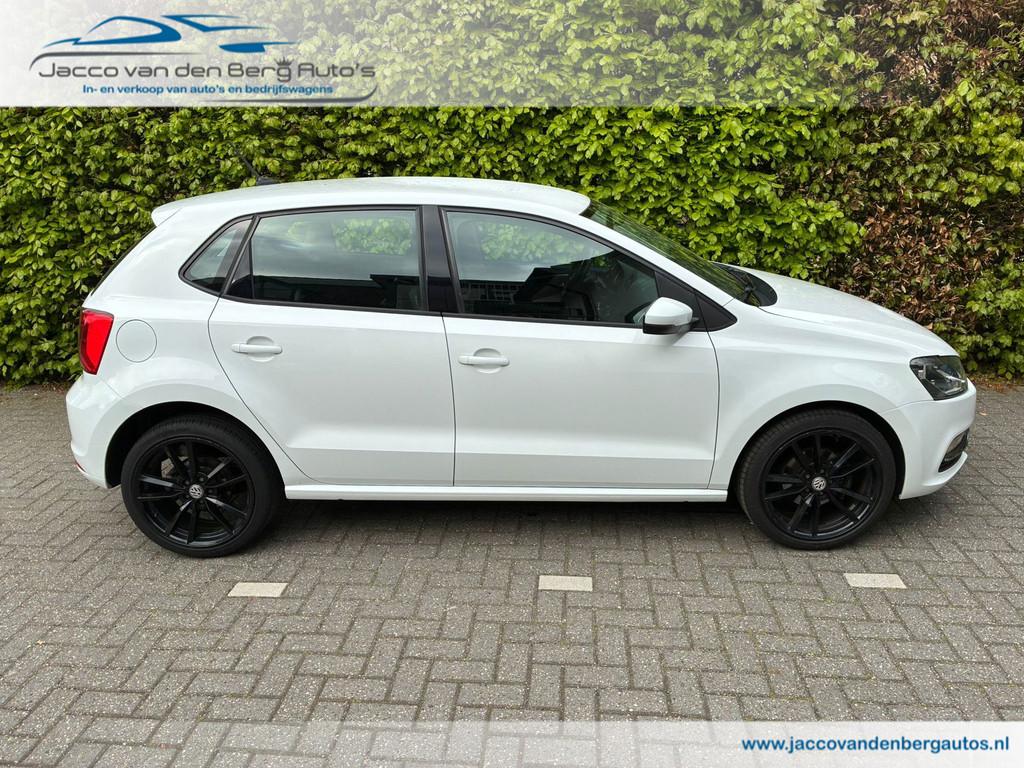 Volkswagen Polo 1.2 TSI Comfortline I Navigatie I Airco, Stof, 4 cilinders, Start-stop-systeem, Wit