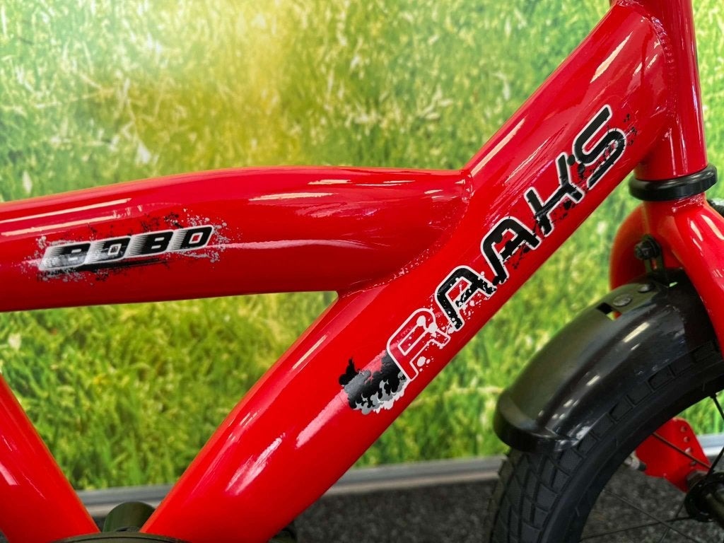 Fietshokje Raaks : Nieuwe Raaks Bobo jongensfiets 14 inch, Niet ingevuld, Zijwieltjes, Niet ingevuld, Nieuw