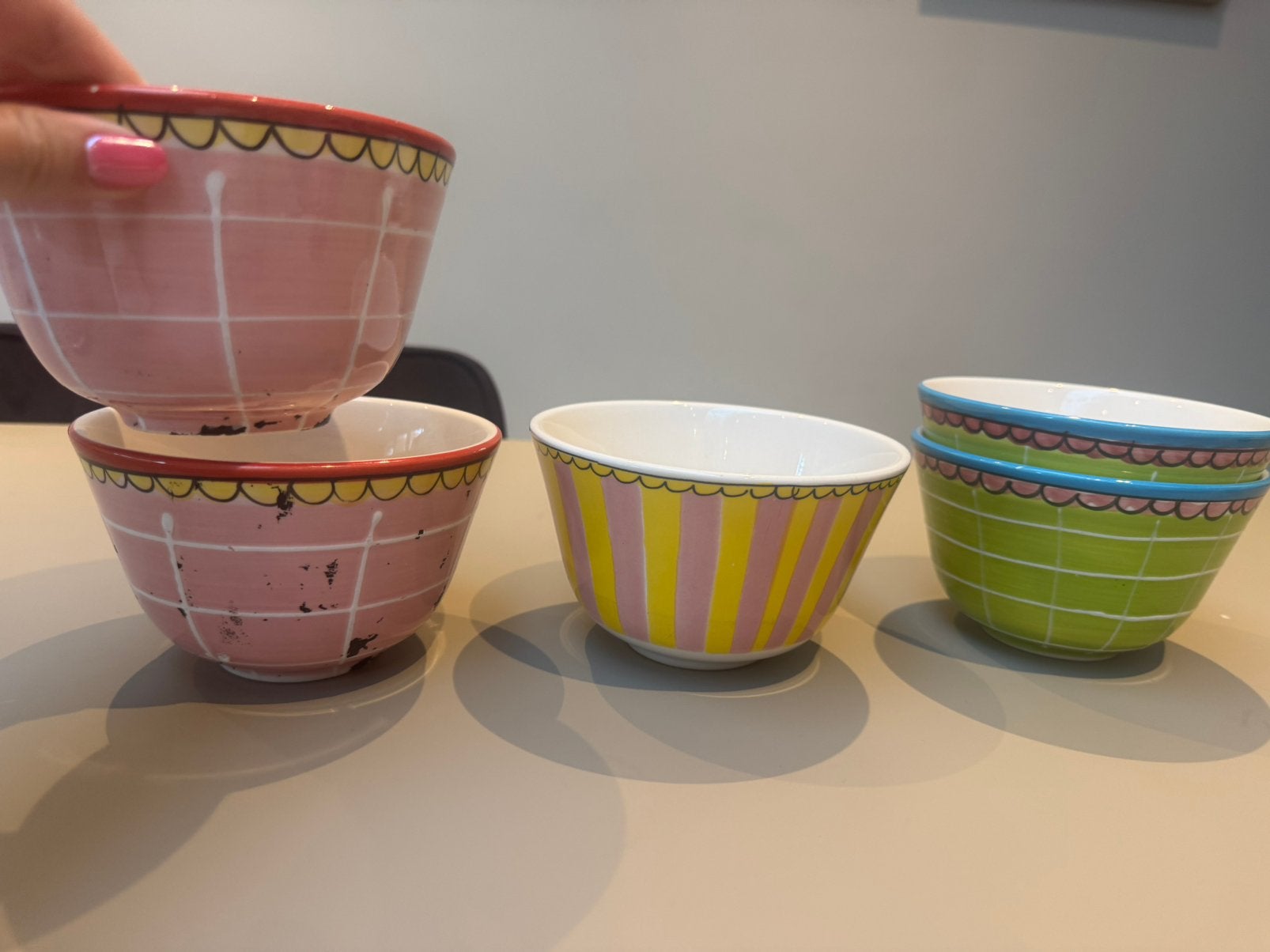 Blond amsterdam bakjes, Huis en Inrichting, Keuken | Servies, Ophalen, Gebruikt, Kom(men), Aardewerk