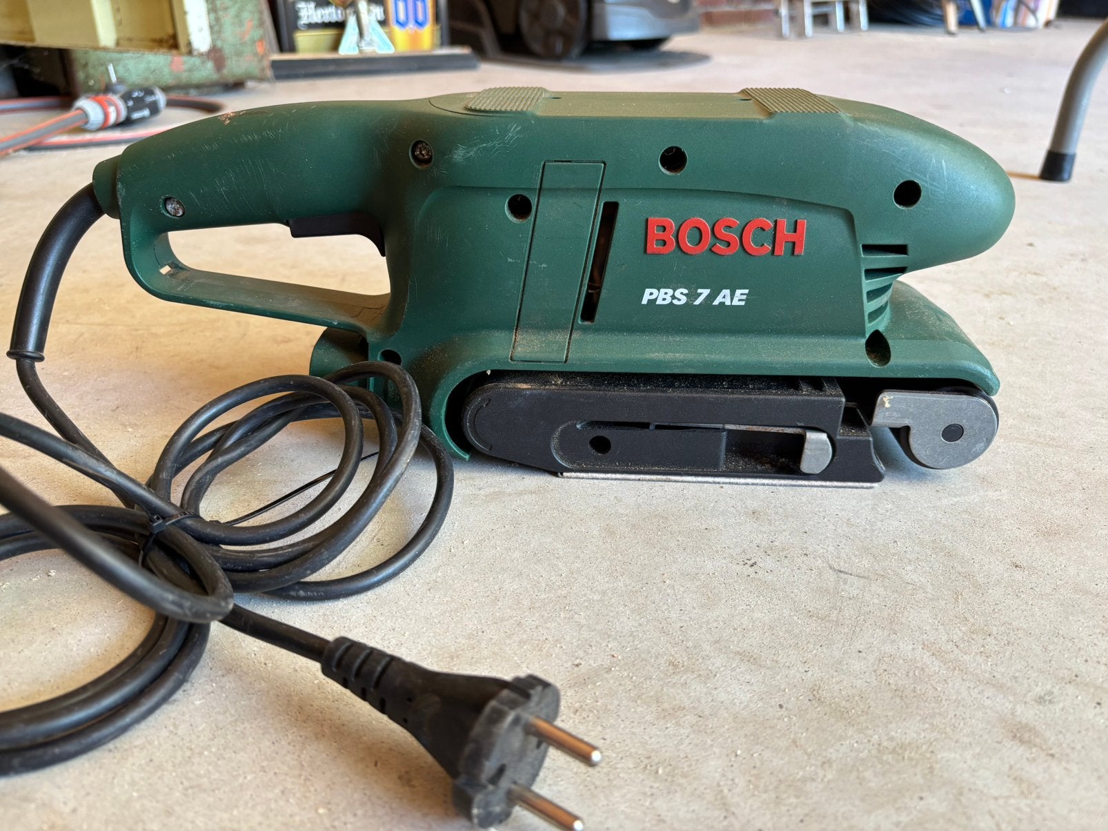Bosch schuurmachine, Ophalen, Zo goed als nieuw, Minder dan 600 watt, Vlakschuurmachine