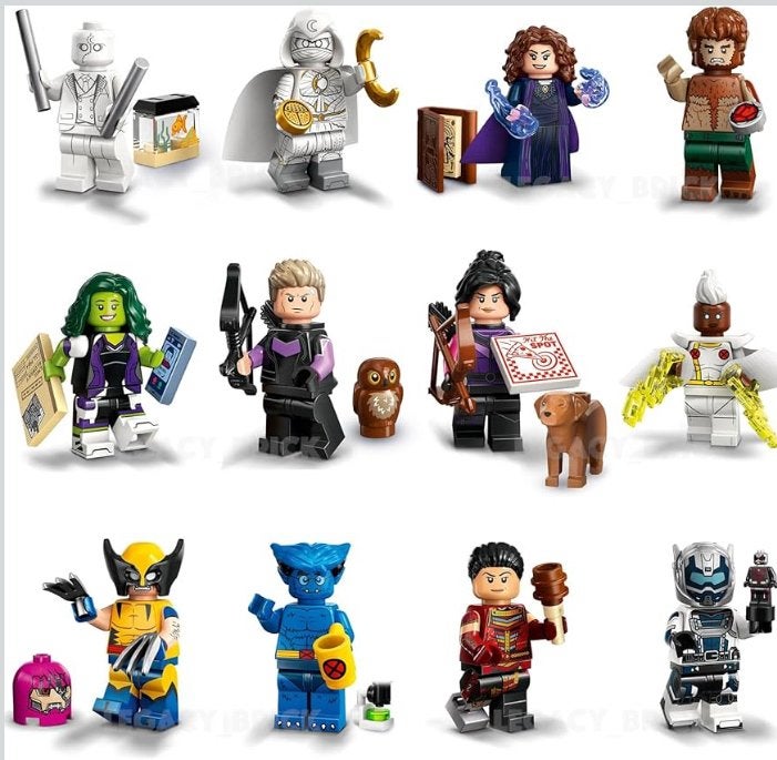 Complete set Lego Minifiguren Marvel Serie 2 (71039), Lego, Nieuw, Ophalen of Verzenden, Minifiguren serie