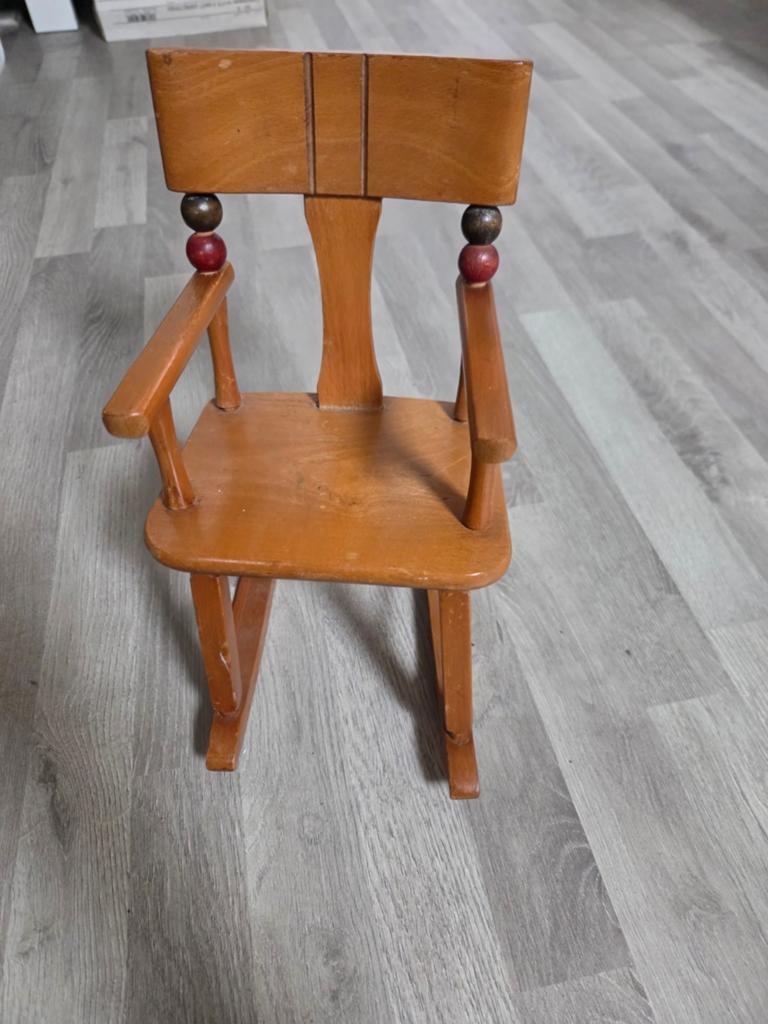 Houten poppenstoel, Antiek en Kunst, Ophalen