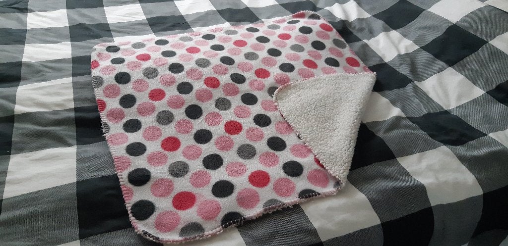 Babyplaid roze, Ophalen, Wasbaar, Zo goed als nieuw, 90 cm