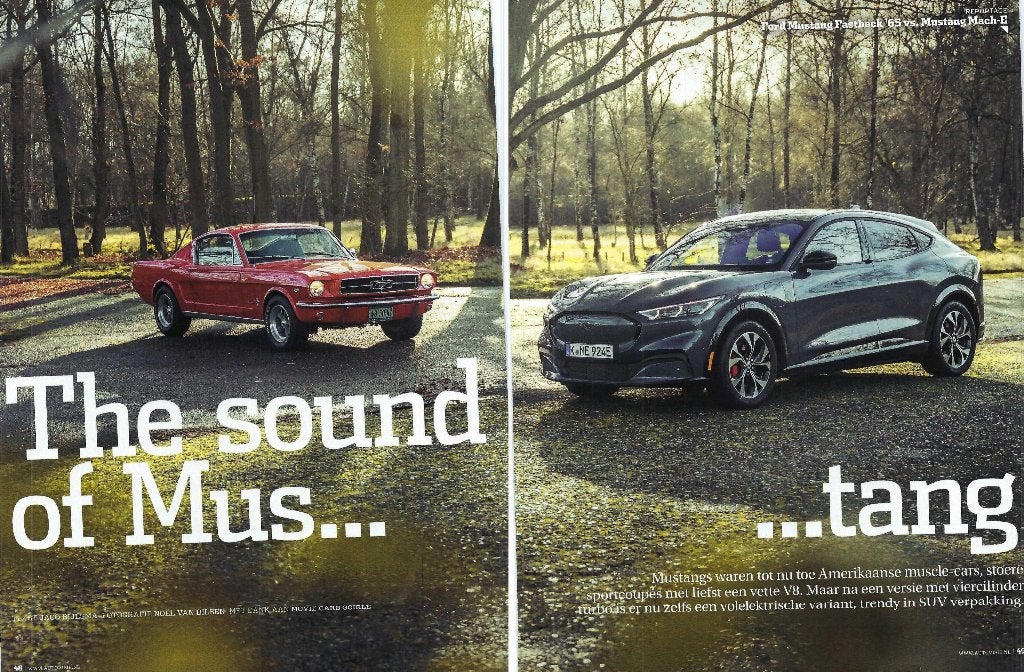 Ford Mustang Mach-E ? 23x autotest lezen, Ophalen, Gelezen, Ford