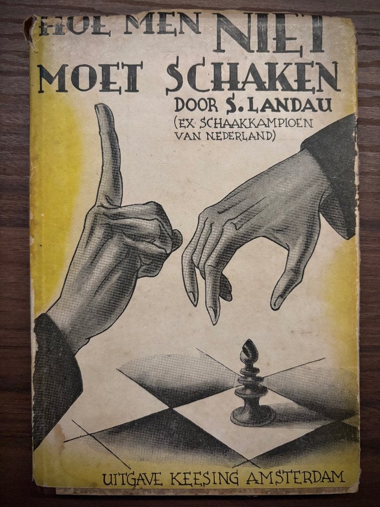 Collectie klassieke schaakboeken, o.a. Euwe, Landau, NIC, Gelezen, Diverse auteurs, Ophalen of Verzenden, Denksport