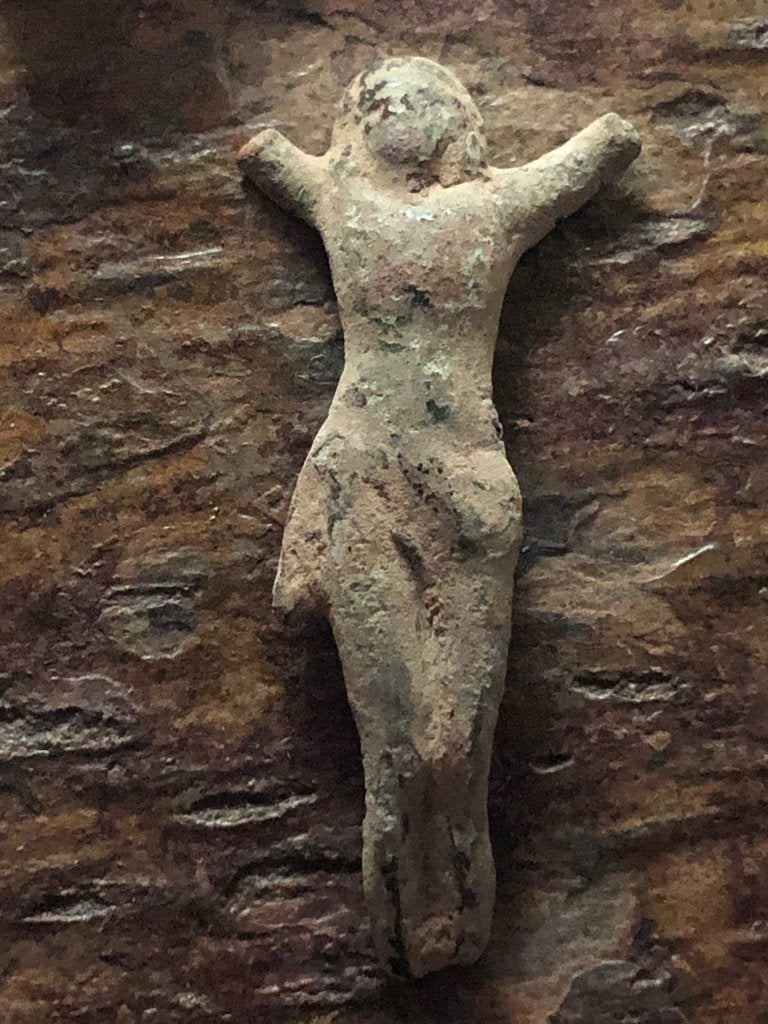 Antiek Middeleeuws Corpus Christi – Jezusfiguur uit Erfenis, Antiek en Kunst, Verzenden