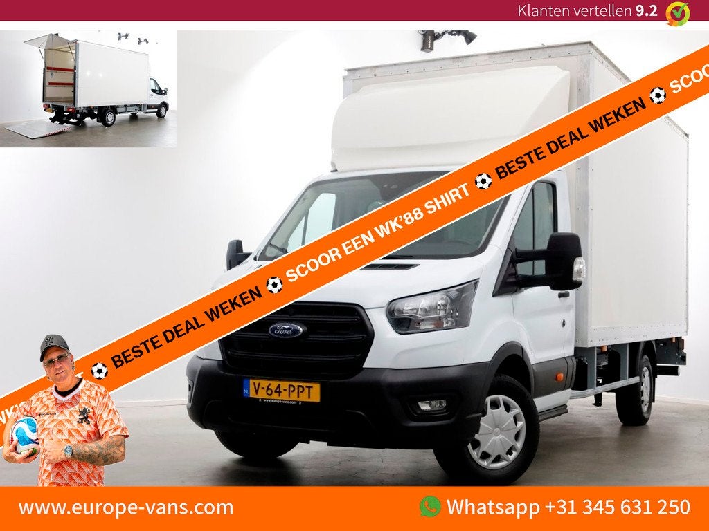 Ford Transit 350 2.0 TDCI 130pk RWD Trend Bakwagen met laadk, Voorwielaandrijving, Euro 6, 4 cilinders, 2800 kg