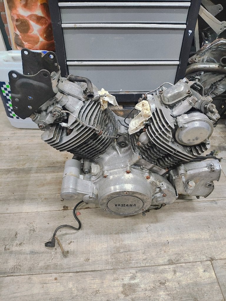 Yamaha XV1000 TR1 Motorblok compleet met kabelboom etc., Motoren, Ophalen, Gebruikt