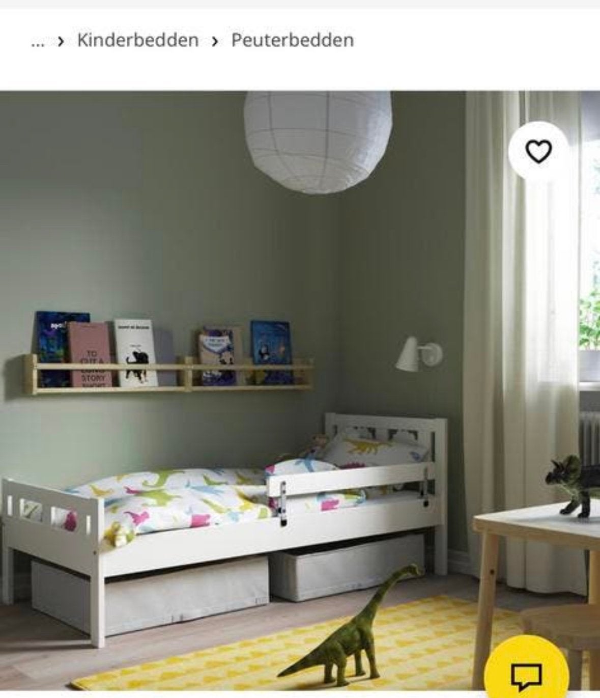 Peuterbed 70x160, Ophalen, 70 tot 85 cm, 140 tot 160 cm, Zo goed als nieuw