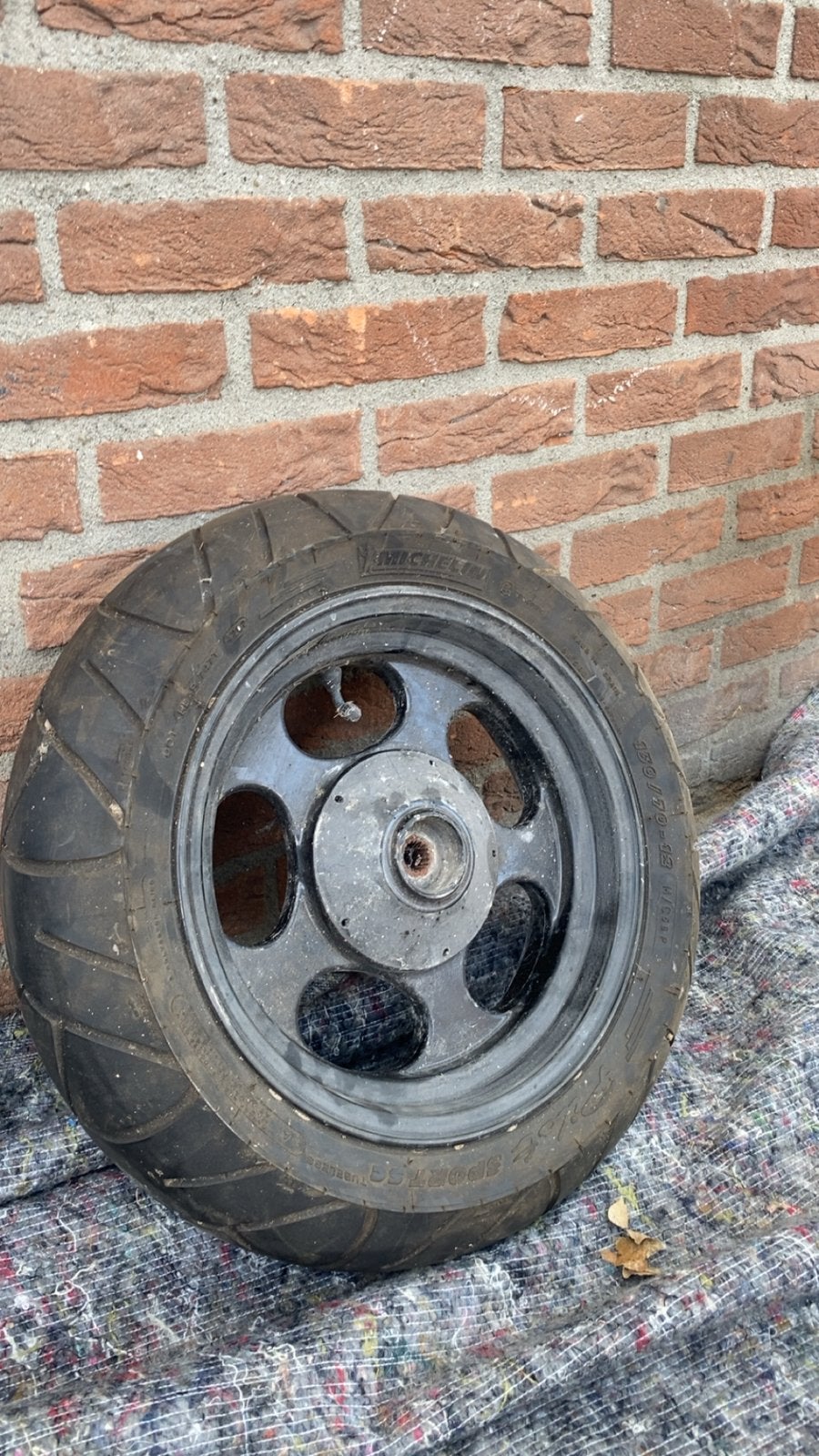 Italjet Dragster velg met band - Gebruikt, Fietsen en Brommers, Ophalen, Gebruikt, Overige typen, Overige merken