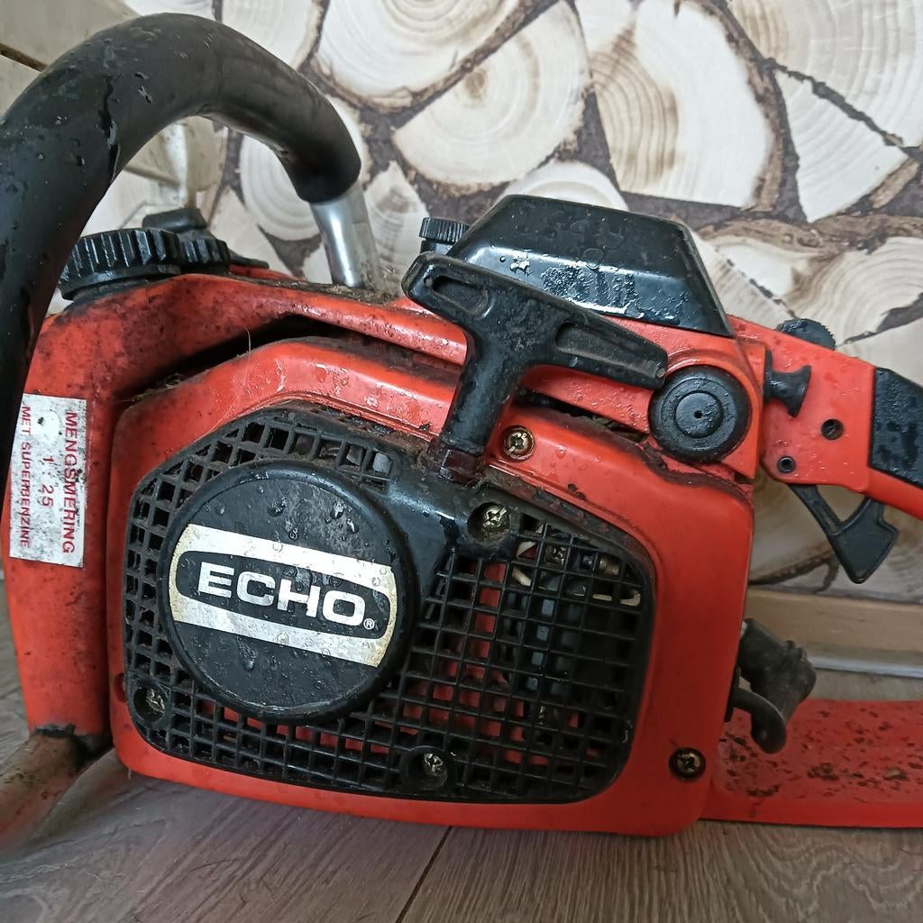Echo benzine kettingzaag, Ophalen, Gebruikt, Echo