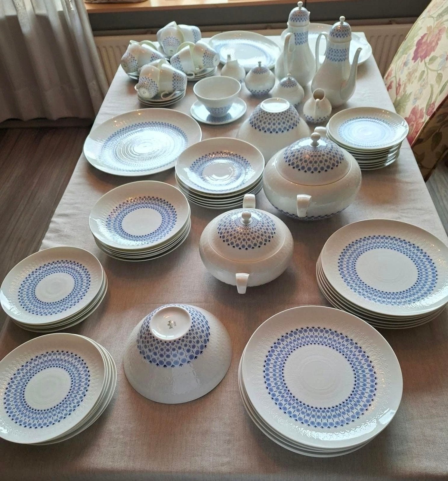 72-delig Rosenthal Romanze Secunda Servies - Bjørn Wiinblad, Ophalen
