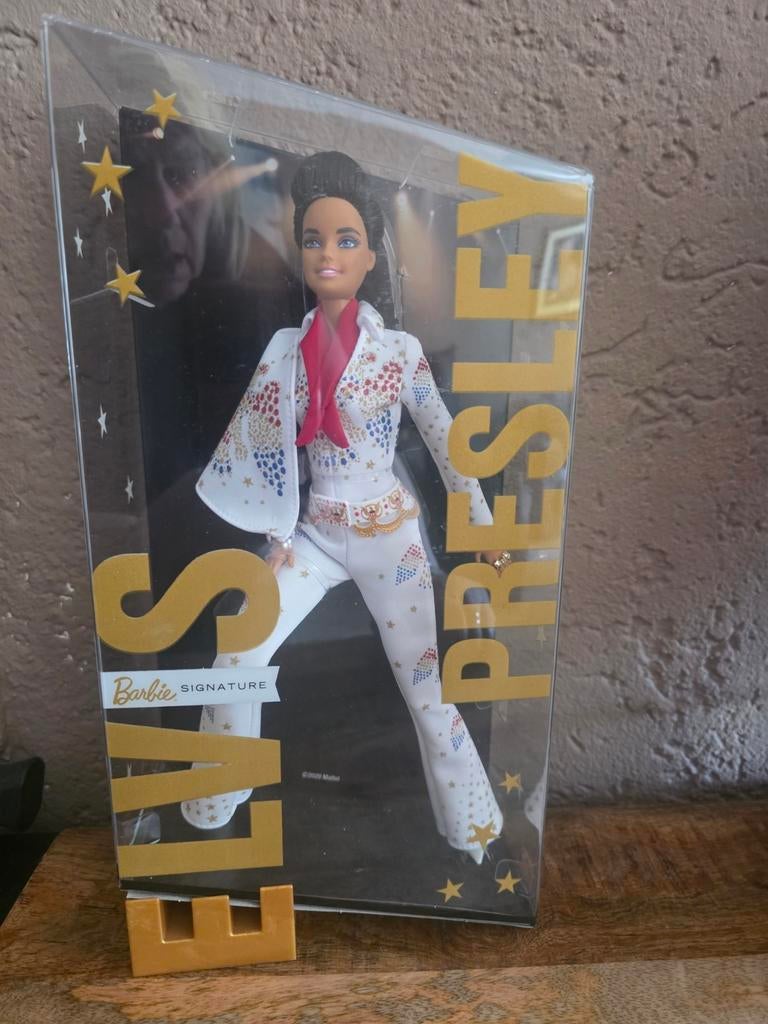 Barbie Signature Elvis Presley Pop -  in doos, Ophalen of Verzenden, Barbie