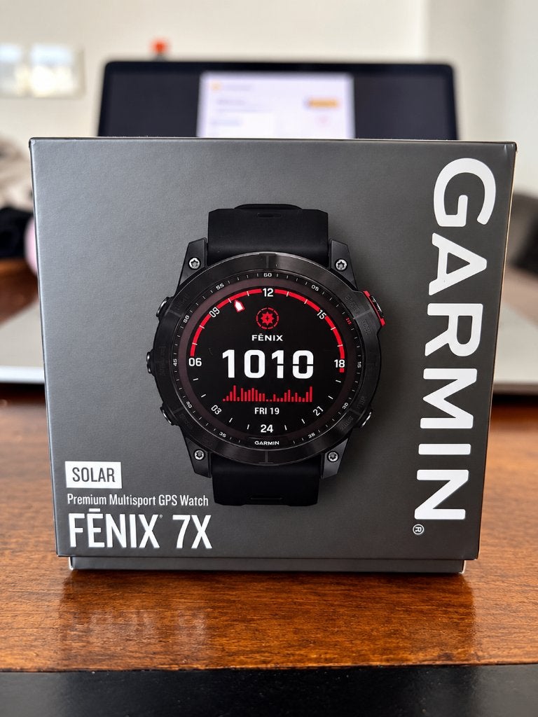 Garmin Fenix 7X Solar – GPS Multisport Smartwatch, Zwart, Ophalen of Verzenden, Zo goed als nieuw, GPS