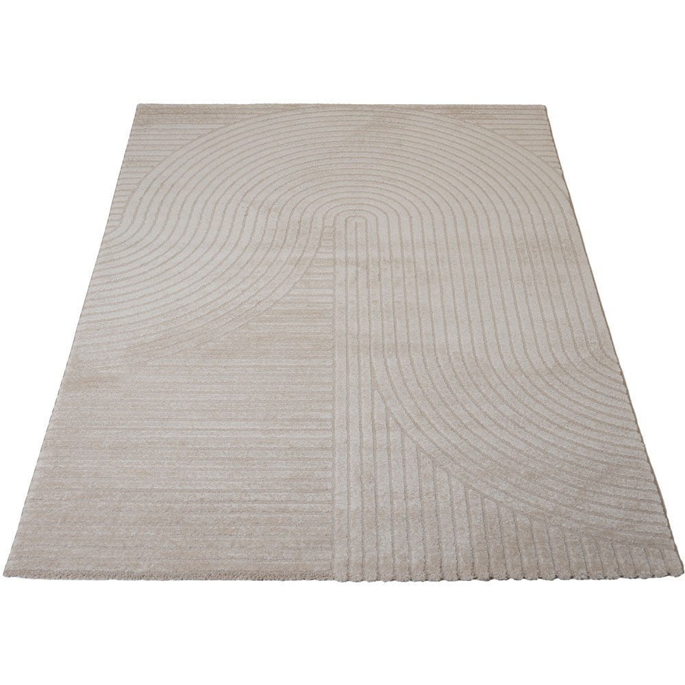 Vloerkleed Ella Beige 160 x 230 cm – Nieuw in verpakking, Ophalen, Beige, 150 tot 200 cm, Rechthoekig