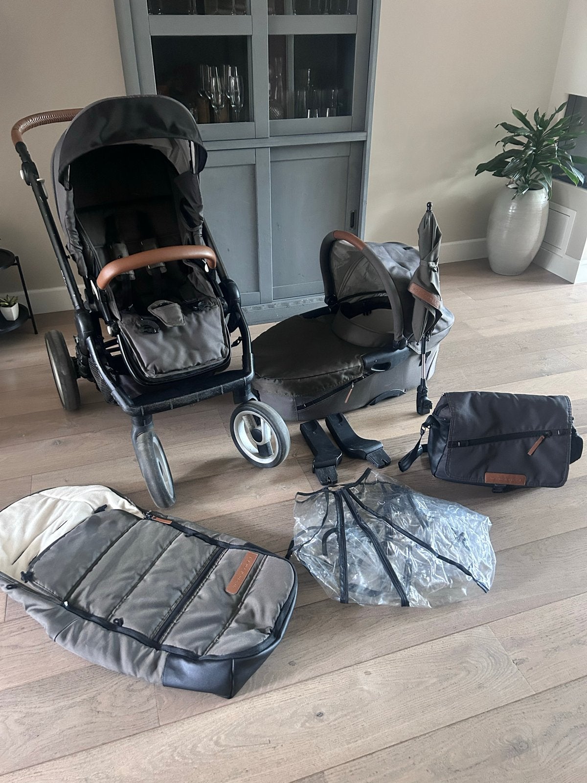 Mutsy Urban Nomad kinderwagen, Kinderen en Baby's, Kinderwagens en Combinaties, Ophalen, Gebruikt, Combiwagen, Met reiswieg