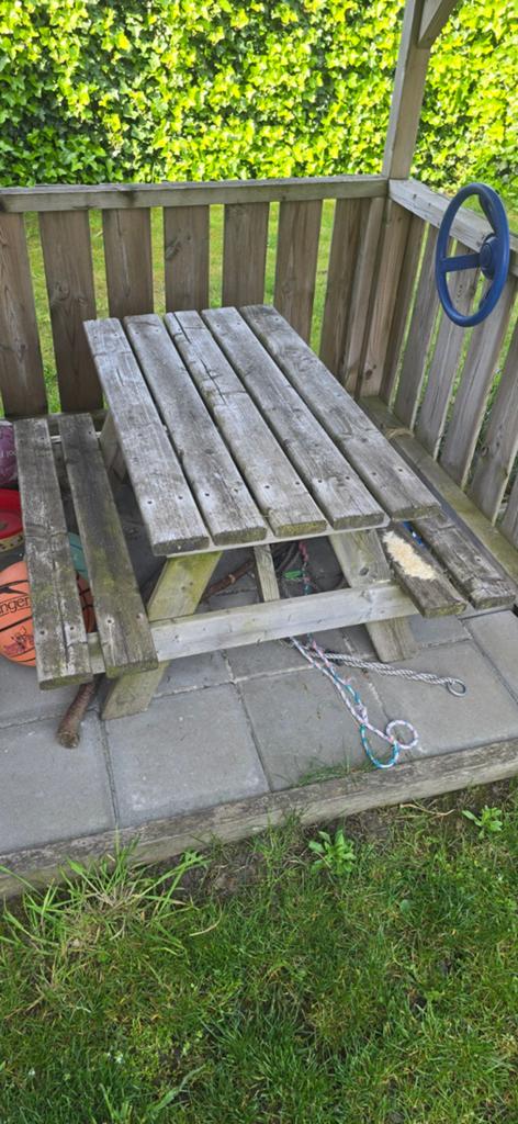 houten kinderpicknicktafel voor buiten, Ophalen of Verzenden