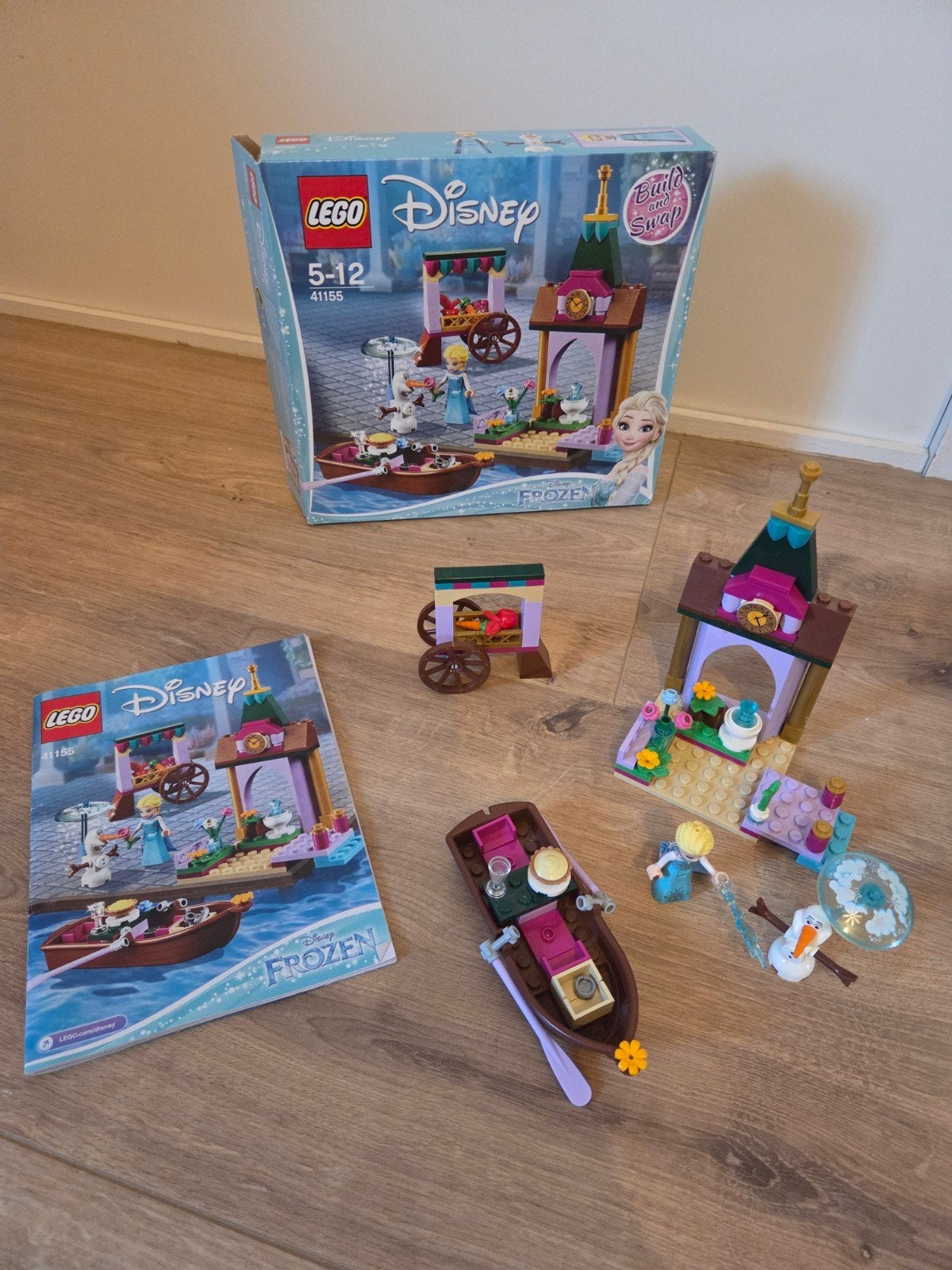 LEGO Disney Frozen Anna's Kano Avontuur 41155, Lego, Ophalen of Verzenden, Zo goed als nieuw, Disney