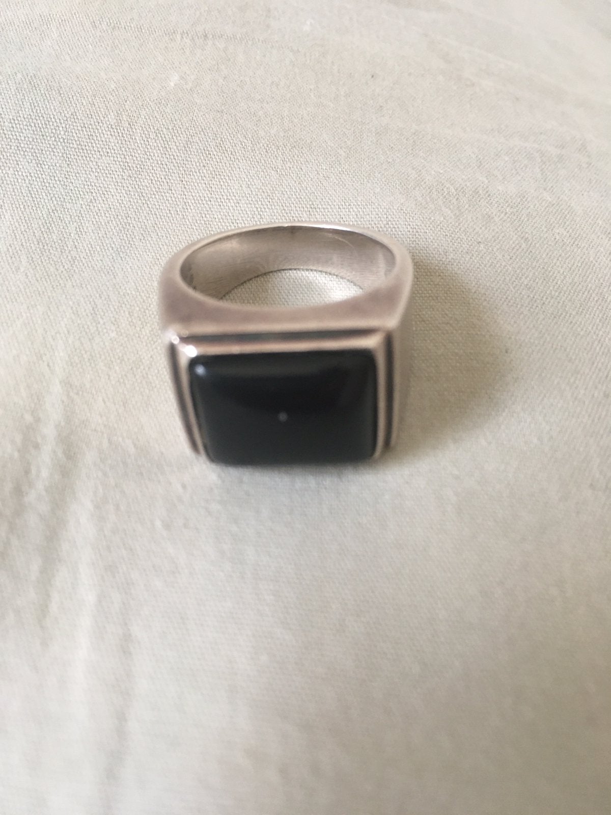 Rebel & rose onyx ring, Verzenden, Zo goed als nieuw, 17 tot 18, Dame