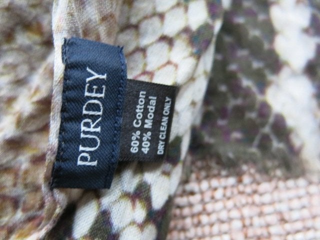 Purdey sjaal 110 x 210 cm, Maat 46/48 (XL) of groter, Ophalen of Verzenden, Zo goed als nieuw, Purdey